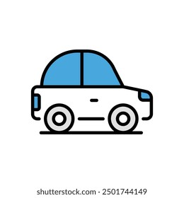 Icono de coche Vector Ilustración de stock