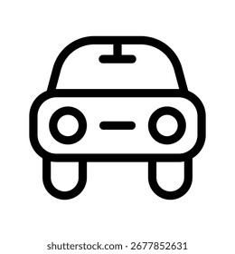 Ilustración de diseño de símbolo de Vector de icono de coche