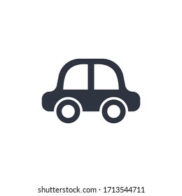 car icon. vector symbol in flat style