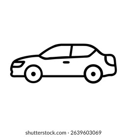 car icon vector symbol isolated illustration