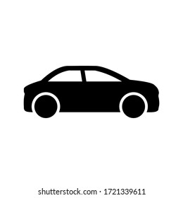 car icon vector symbol on white background. eps10.