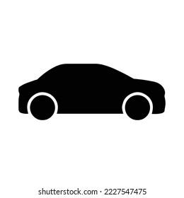 car icon vector symbol on white background. eps10.