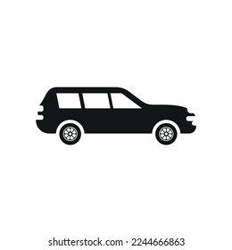 car icon vector symbol on white background. eps10.