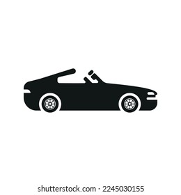 car icon vector symbol on white background. eps10.