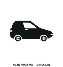 car icon vector symbol on white background. eps10.