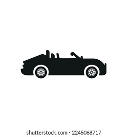 car icon vector symbol on white background. eps10.