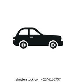 car icon vector symbol on white background. eps10.