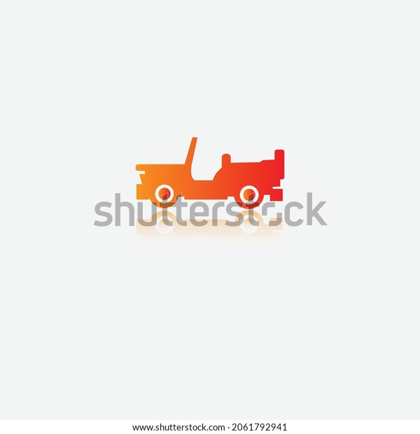 car icon vector symbol on white background.\
eps10. car icon on White Background with a mirror Shadow\
reflection. Flat Vector\
Icon.\
\
