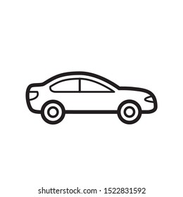 car icon vector symbol template