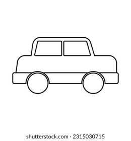 diseño del logotipo de la ilustración de la plantilla del vector de icono de coche