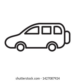 car icon vector in trendy style