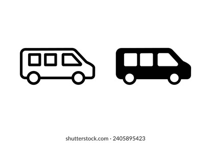 Car icon vector for web site Computer and mobile app