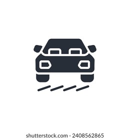 Car icon. vector.Editable stroke.linear style sign for use web design,logo.Symbol illustration.