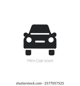 car icon. vehicle silhouettes. automobile vector