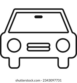 car icon, vehicle for transportation, car for tourism