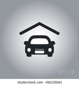 Car icon, web design element