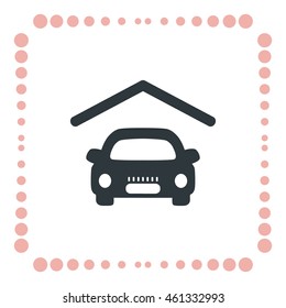 Car icon, web design element