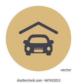 Car icon, web design element