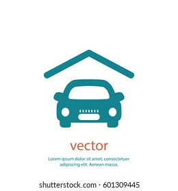 Car icon, web design element