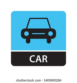 Car icon for web and mobile