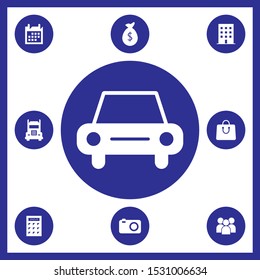 Car icon for web and mobile