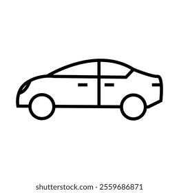 Car Icon with white background