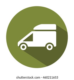Car  icon.Flat design.