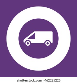 Car  icon.Flat design.
