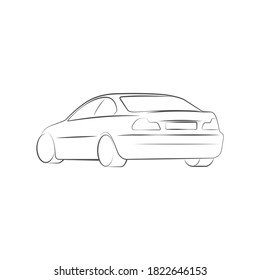 Car icon/logo illustration . Vector . EPS 10