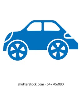 Car icons. Automobile beetle on a white background