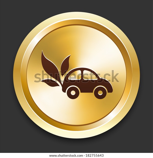 Car Icons on Gold Button\
Collection