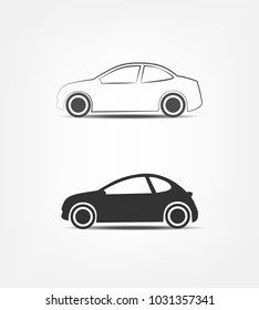 Car icons set