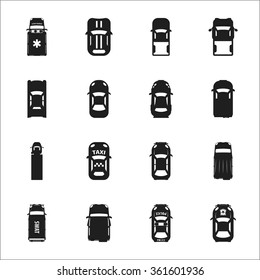 Car icons set. 