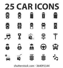 Car icons set. 