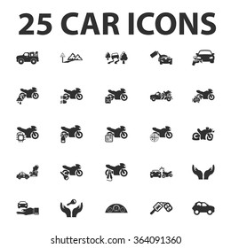 Car icons set. 