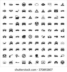 Car icons set.