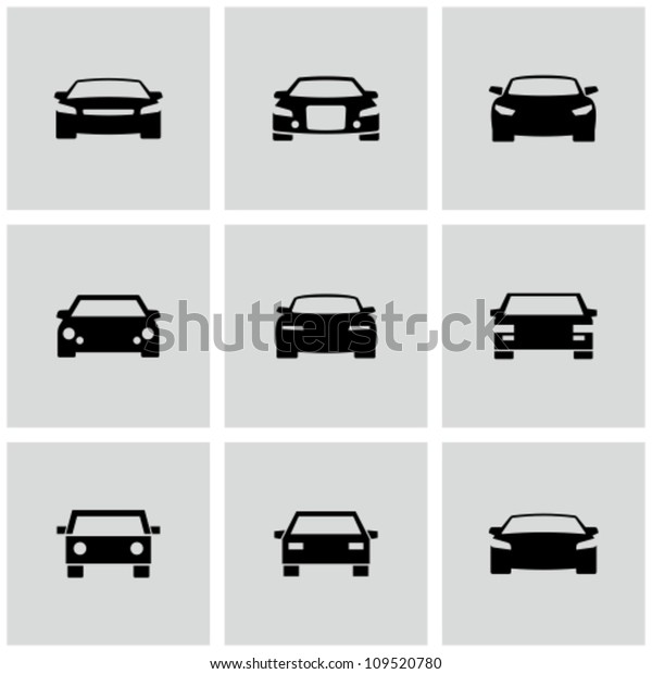 Car Icons Set Stock Vector (Royalty Free) 109520780