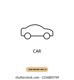 car icons  symbol vector elements for infographic web