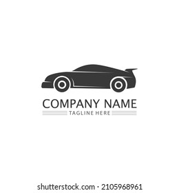 Car icons and vector logo automobiles for travel truck bus and other transport vector signs design illustration