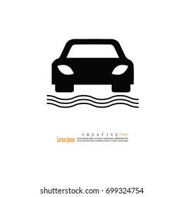 car icon.Transportation icon.Vector illustration.eps10.             
