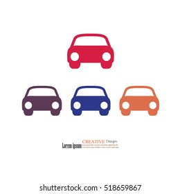 Car icon.Vector illustration.