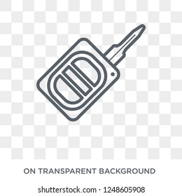 car ignition icon. car ignition design concept from Car parts collection. Simple element vector illustration on transparent background.