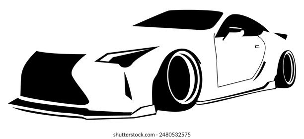 Diseño de ilustración de coche Arte vectorial