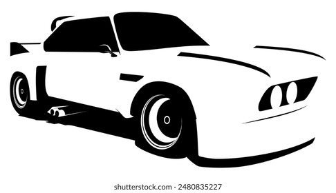 Diseño de ilustración de coche Arte vectorial
