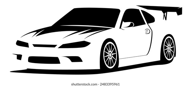 Diseño de ilustración de coche Arte vectorial