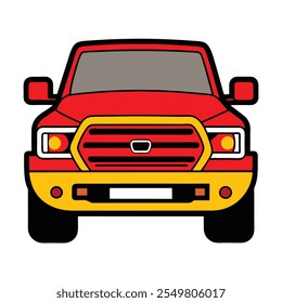 Car Illustration .Detailed Vector Design of a Modern and Classic Vehicle