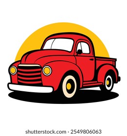 Car Illustration .Detailed Vector Design of a Modern and Classic Vehicle