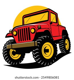 Car Illustration .Detailed Vector Design of a Modern and Classic Vehicle