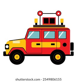 Car Illustration .Detailed Vector Design of a Modern and Classic Vehicle