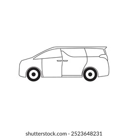 Car Illustration Icon, Element Logo Design.